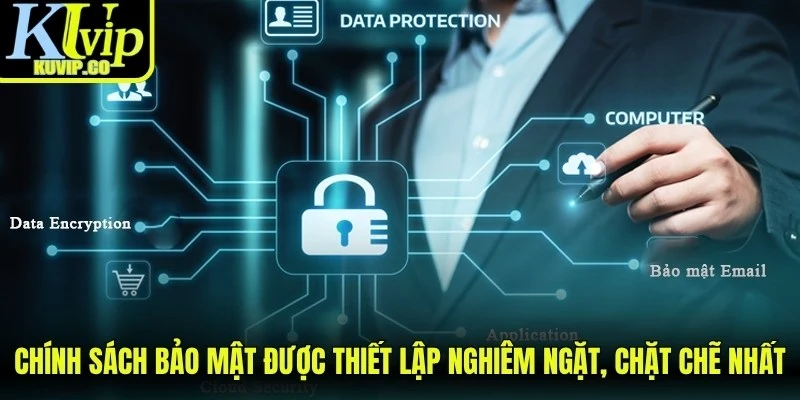 Chính sách bảo mật được thiết lập nghiêm ngặt, chặt chẽ nhất
