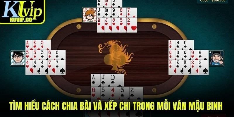 Tìm hiểu cách chia bài và xếp chi trong mỗi ván mậu binh trực tuyến